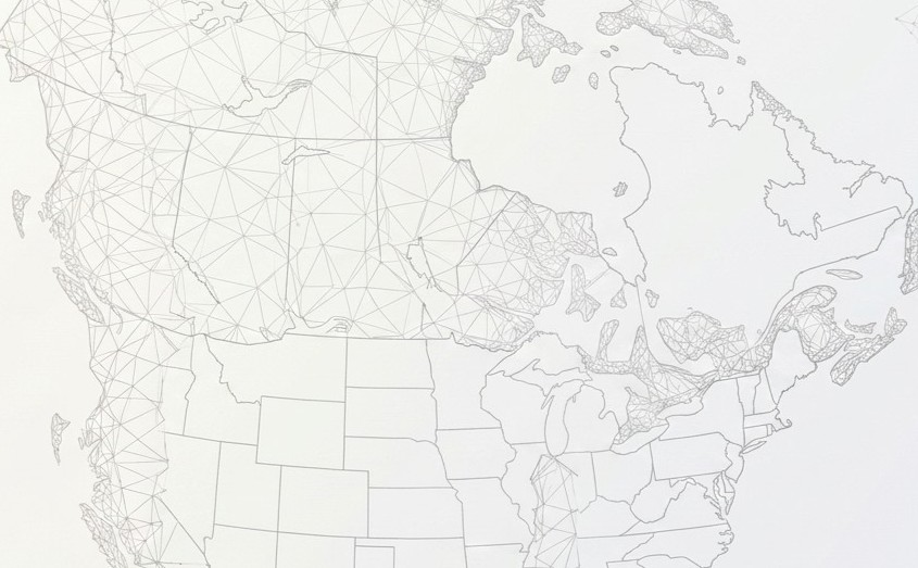Canada USA Map